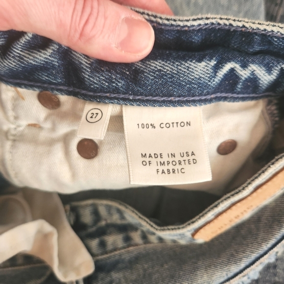 EUC GRLFRND Mica High-Rise Button Fly Jeans in Great Expectations, Size 27 - Picture 10 of 14